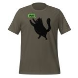 Black Cat T-shirt Rawr! Funny Cat T-shirt for teens T-shirt for kids Army Front