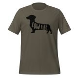 Dachshund Low Life T-Shirt Dachshund T-shirt for Teens Dog lovers T-shirt Funny Dog T-shirt army Front