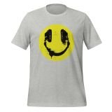 Audiophile Happy Face T-shirt for Teens Happy Face T-shirt Athletic Heather Front