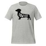 Dachshund Low Life T-Shirt Dachshund T-shirt for Teens Dog lovers T-shirt Funny Dog T-shirt athletic heather Front