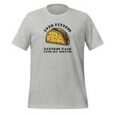 Taco Fitness T-Shirt for Teens Funny T-Shirt for Kids Taco T-Shirt for Teens athletic heather Front