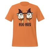 Boo Bees Halloween T-Shirt for women Funny Halloween T-shirt Burnt Orange Front