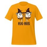 Boo Bees Halloween T-Shirt for women Funny Halloween T-shirt Gold Front