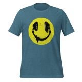 Audiophile Happy Face T-shirt for Teens Happy Face T-shirt heather deep teal Front