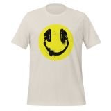 Audiophile Happy Face T-shirt for Teens Happy Face T-shirt Heather Dust Front