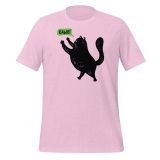 Black Cat T-shirt Rawr! Funny Cat T-shirt for teens T-shirt for kids heather prism lilac Front