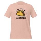 Taco Fitness T-Shirt for Teens Funny T-Shirt for Kids Taco T-Shirt for Teens heather prism peach Front