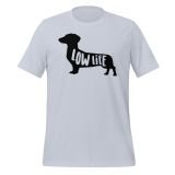 Dachshund Low Life T-Shirt Dachshund T-shirt for Teens Dog lovers T-shirt Funny Dog T-shirt light Blue Front