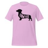 Dachshund Low Life T-Shirt Dachshund T-shirt for Teens Dog lovers T-shirt Funny Dog T-shirt lilac Front