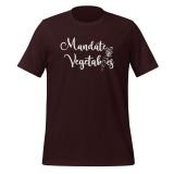 Mandate Vegetables T-Shirt for Women Freedom t-shirt for moms Anti Mandate T-shirt Oxblood Black Front